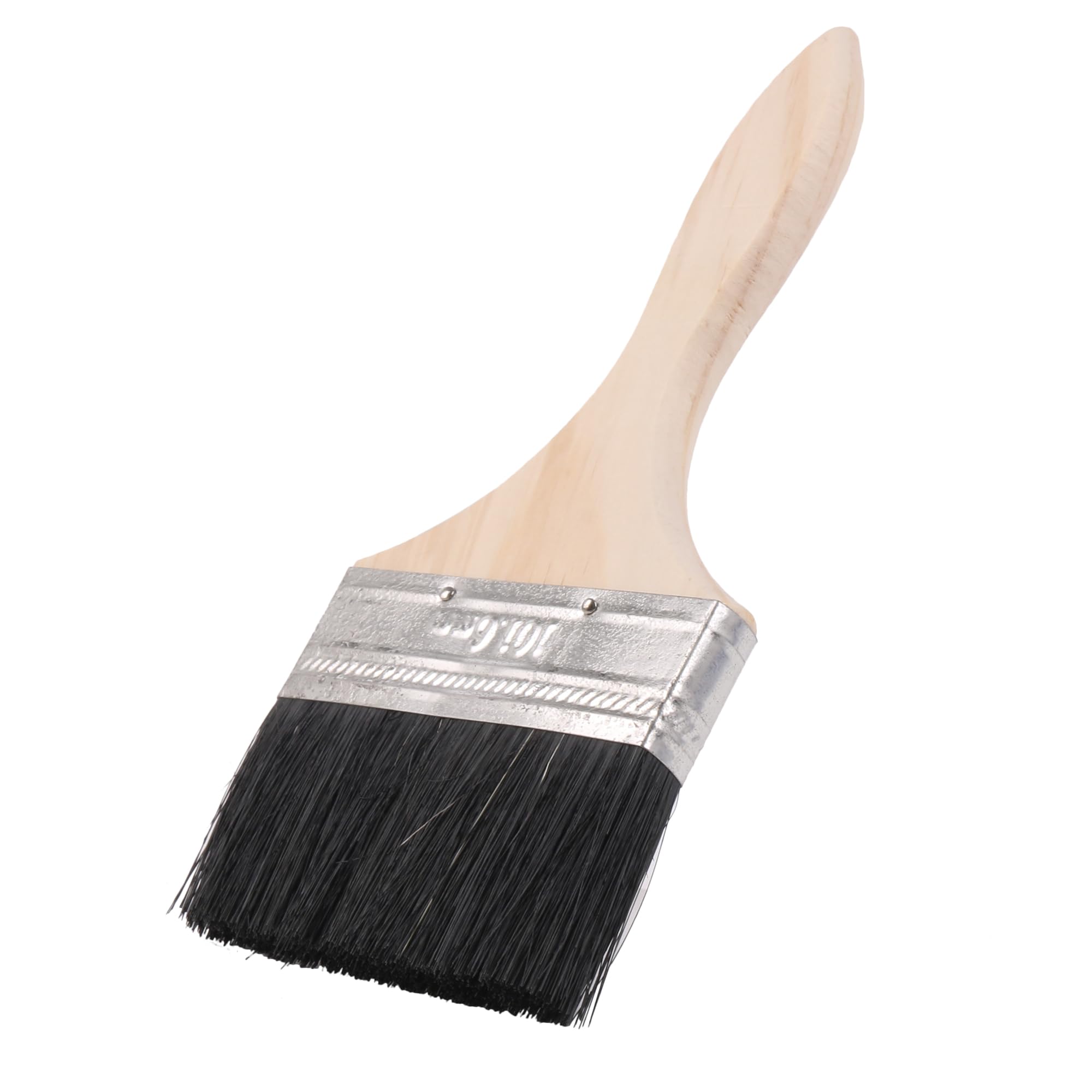 Black Brush - Mango de madera fina natural para herramientas de pintura artística, 4 pulgadas, paquete de 25