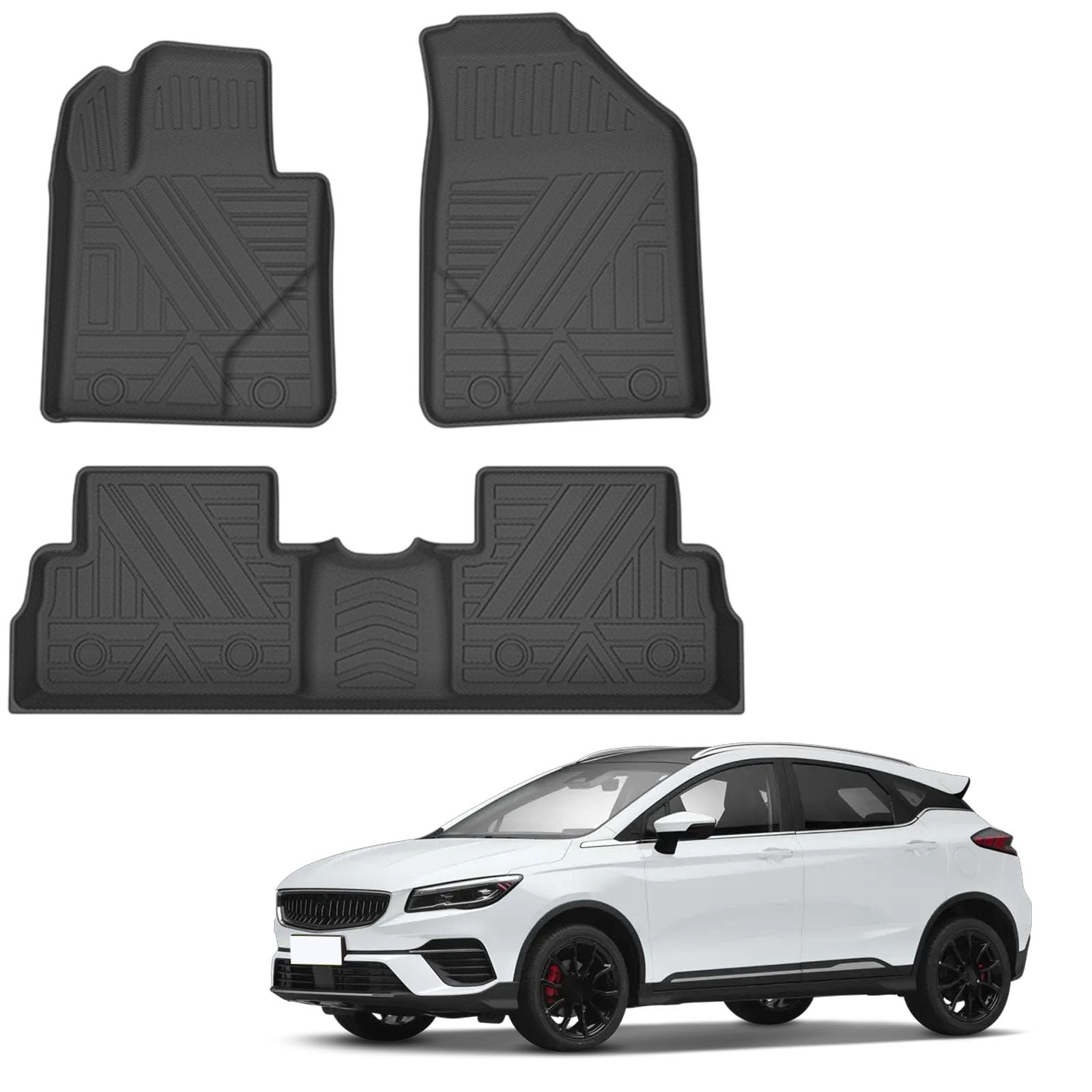PAPEP Floor Mats for Geely Emgrand S 2021-2022 RHD