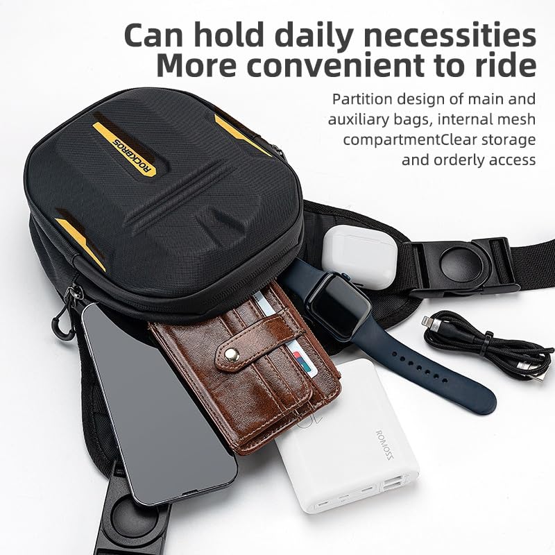 Marsupio Gamba Moto Borsa da moto viaggio impermeabile for sport all'aria aperta con guscio rigido Marsupio ciclismo for