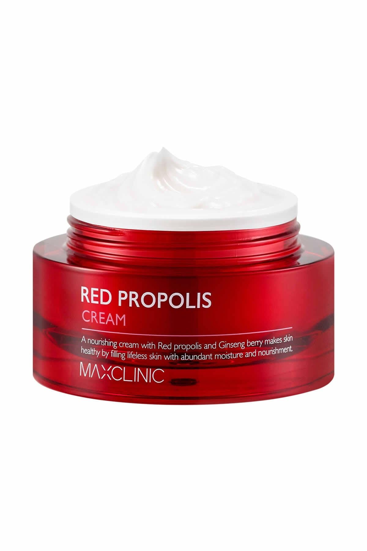 MAXCLINIC Kırmızı Propolis Ve Ginseng İçeren Nemlendirici Antioksidan Krem Red Propolis Cream