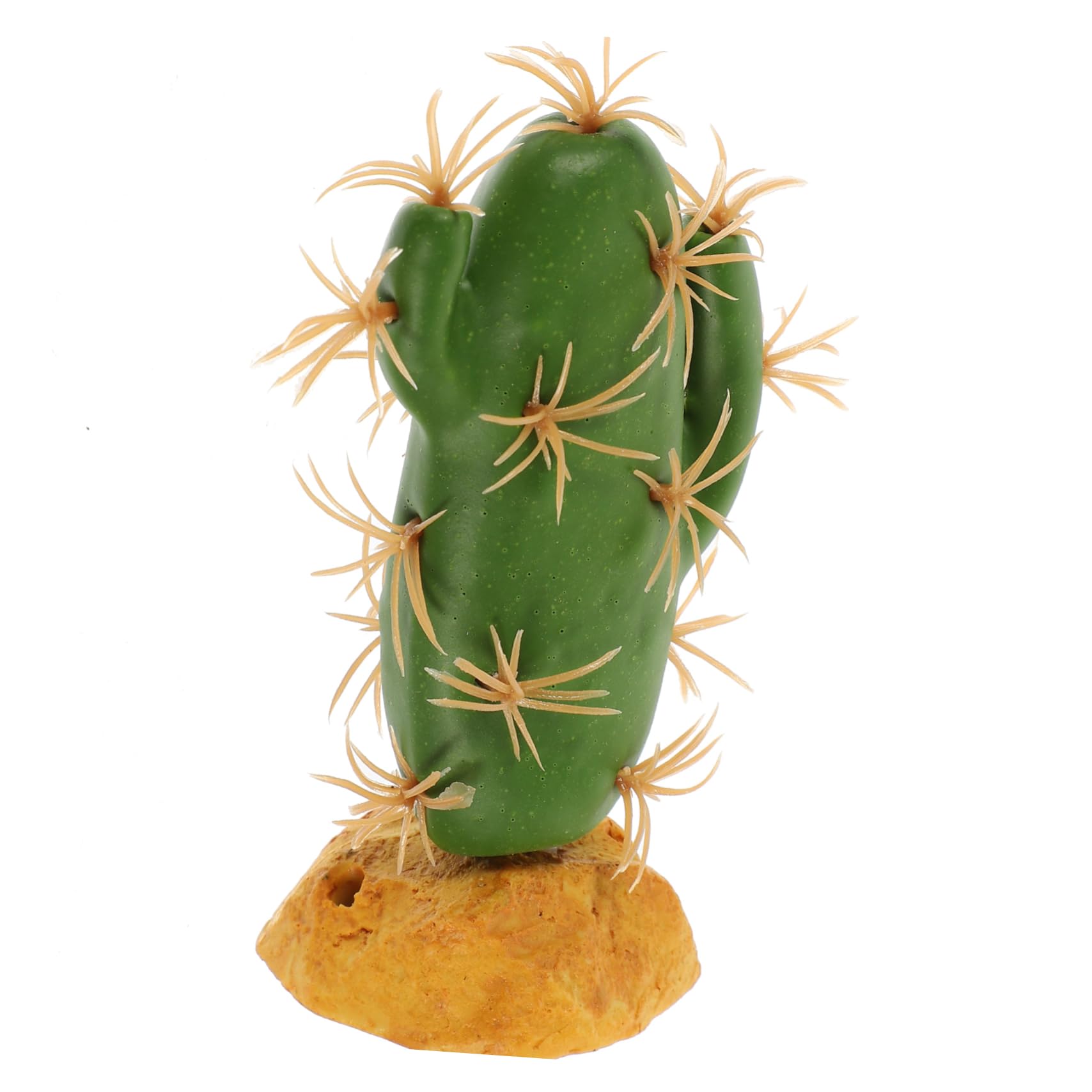 CORHAD Reptile Plants for Terrarium Plant Decoration for Amphibian Reptile Tank Lizard Terrarium Decors Fake Cactus