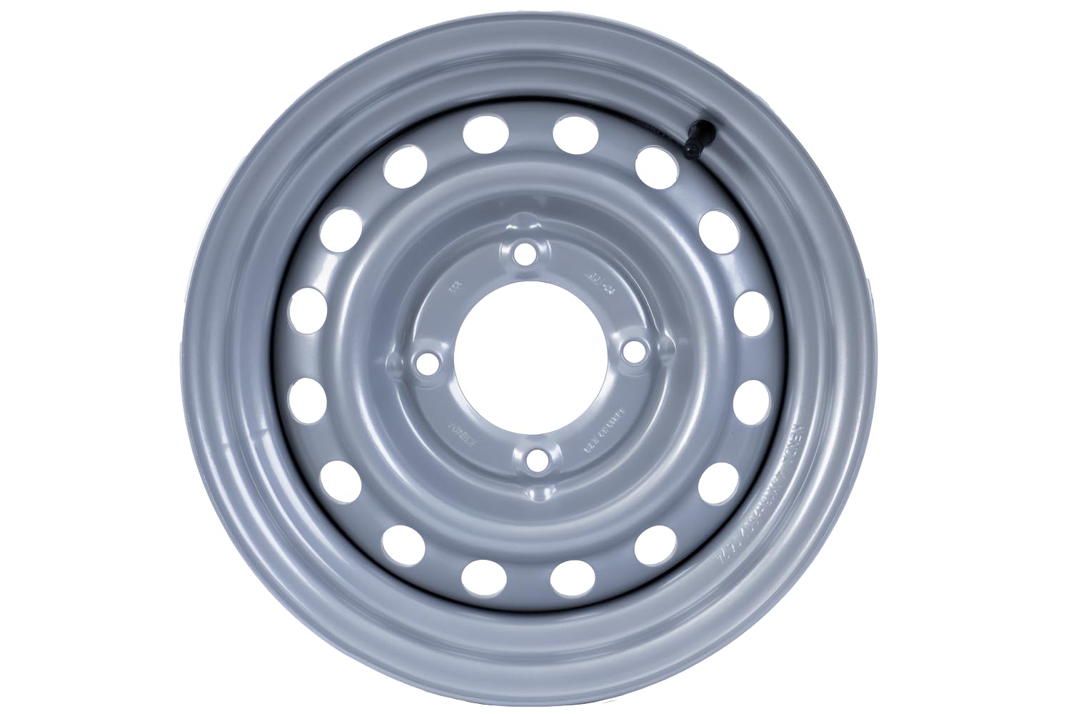 KENDA Llanta de acero de 13 pulgadas para remolque ligero, rueda 4Jx13"H2 con anclaje 4x115 y ET:0, capacidad de carga de 450 kg para transporte seguro y estable