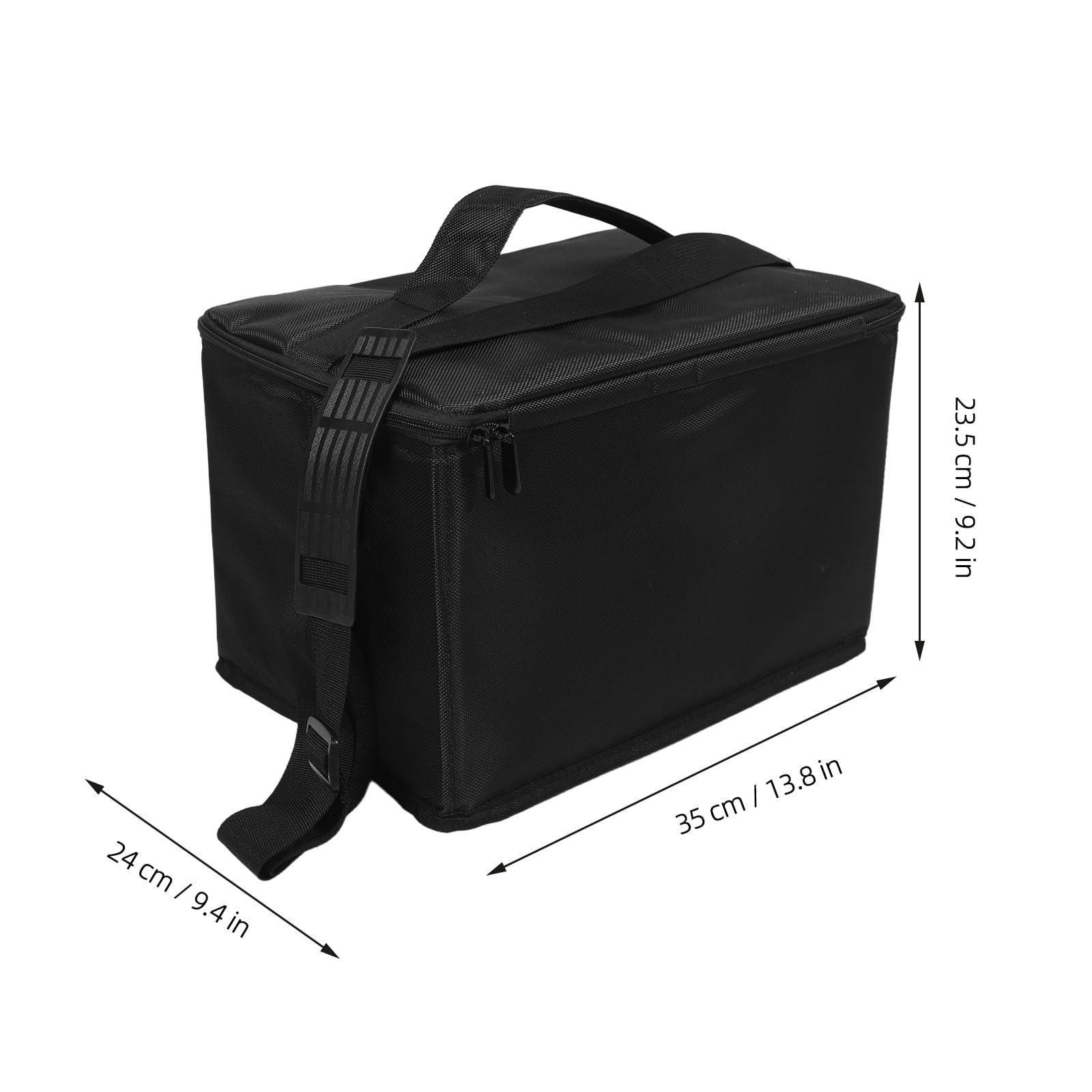 Borsa Organizer da Parrucchiere Pieghevole per Professionisti Nera