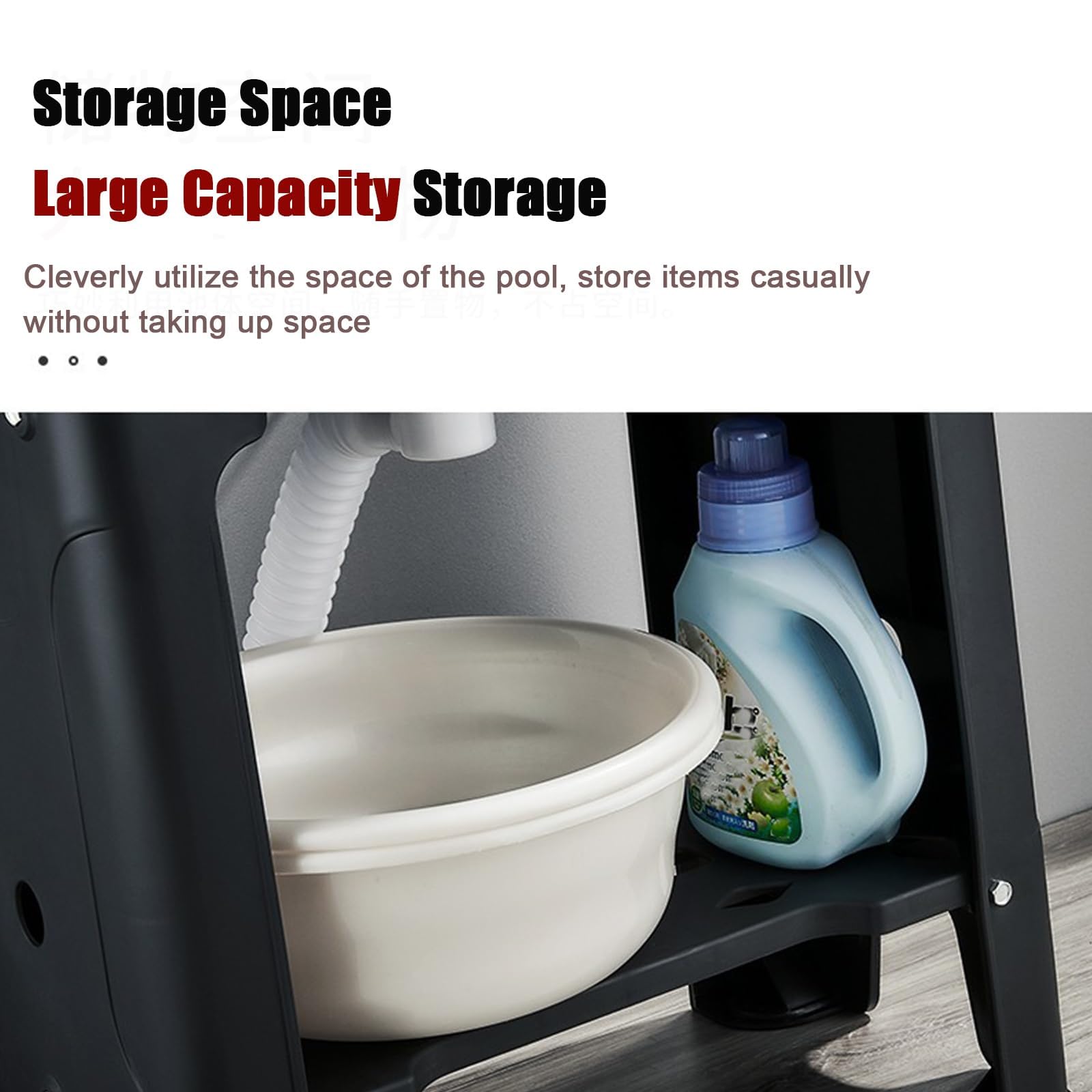 Lavatoio In Plastica Autoportante Con Asse Per Lavare