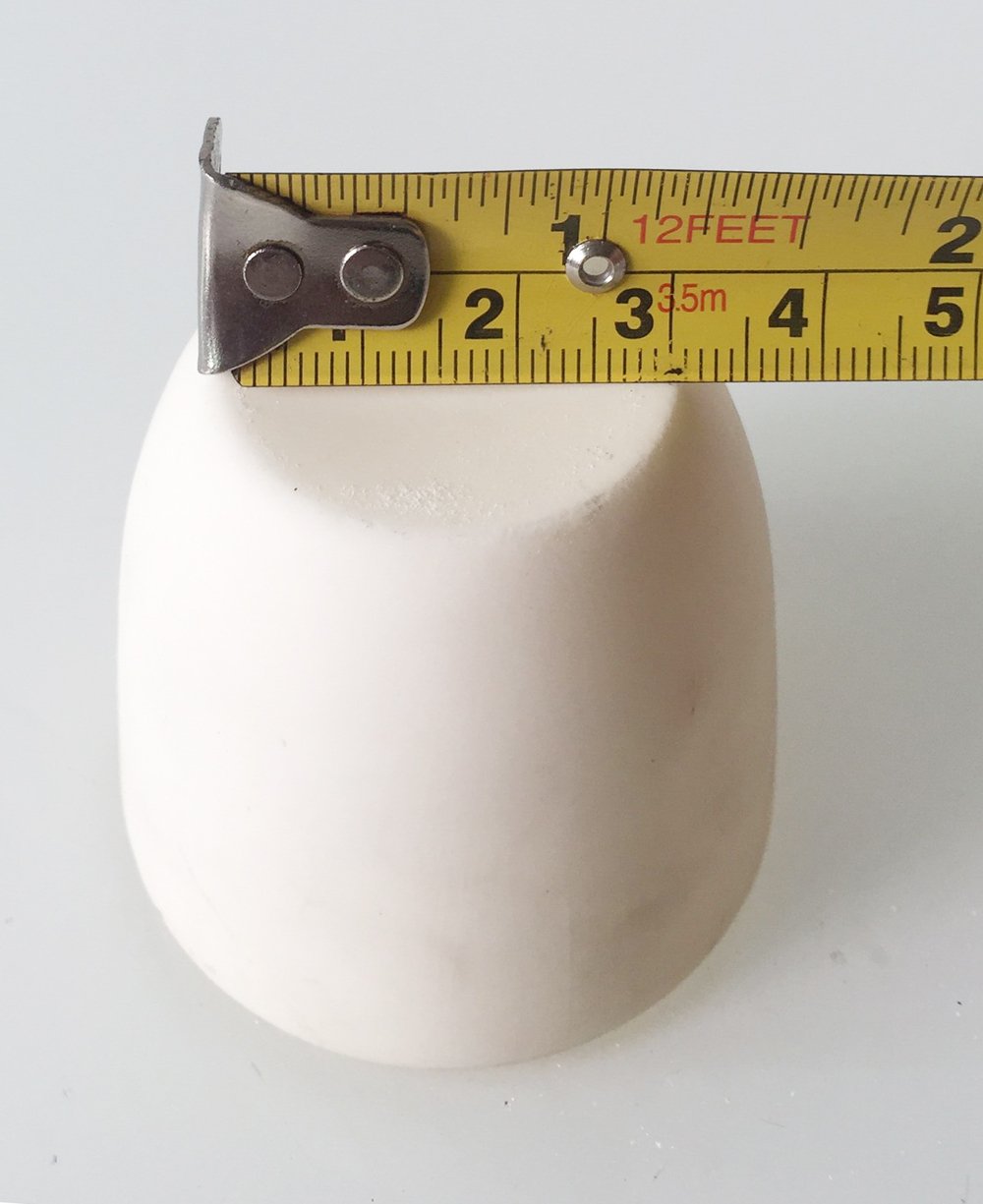 Crogiolo in allumina al 99,3% Al2O3 in ossido di alluminio per laboratorio