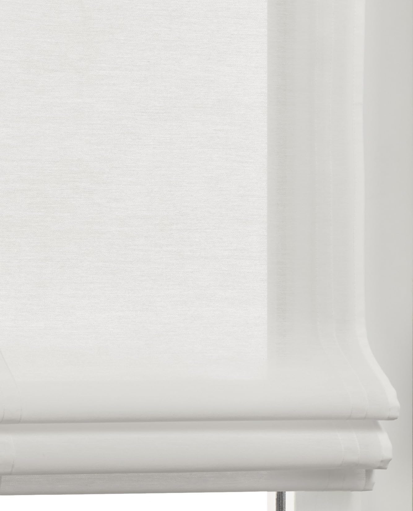 Kutti Store bateau sans perçage « Jessy » - Store enrouleur semi-transparent avec façade dévorée - Design graphique - Coton/polyester - Store de fenêtre moderne - 80 x 140 cm