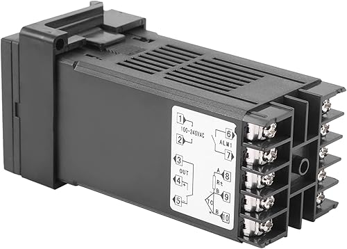 Miniatura 4 de Controlador de temperatura PID digital REX-C100 Regulador de temperatura del termostato 100-240 V Salida de relé 1500VAC, 14 bits