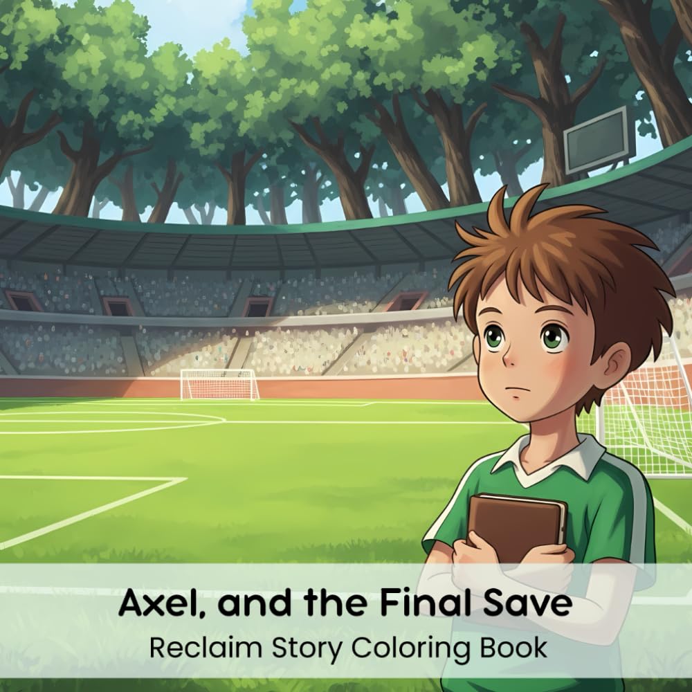 Axel, and the Final Save: Reclaim Story Coloring Book (8.5 x 8.5”)