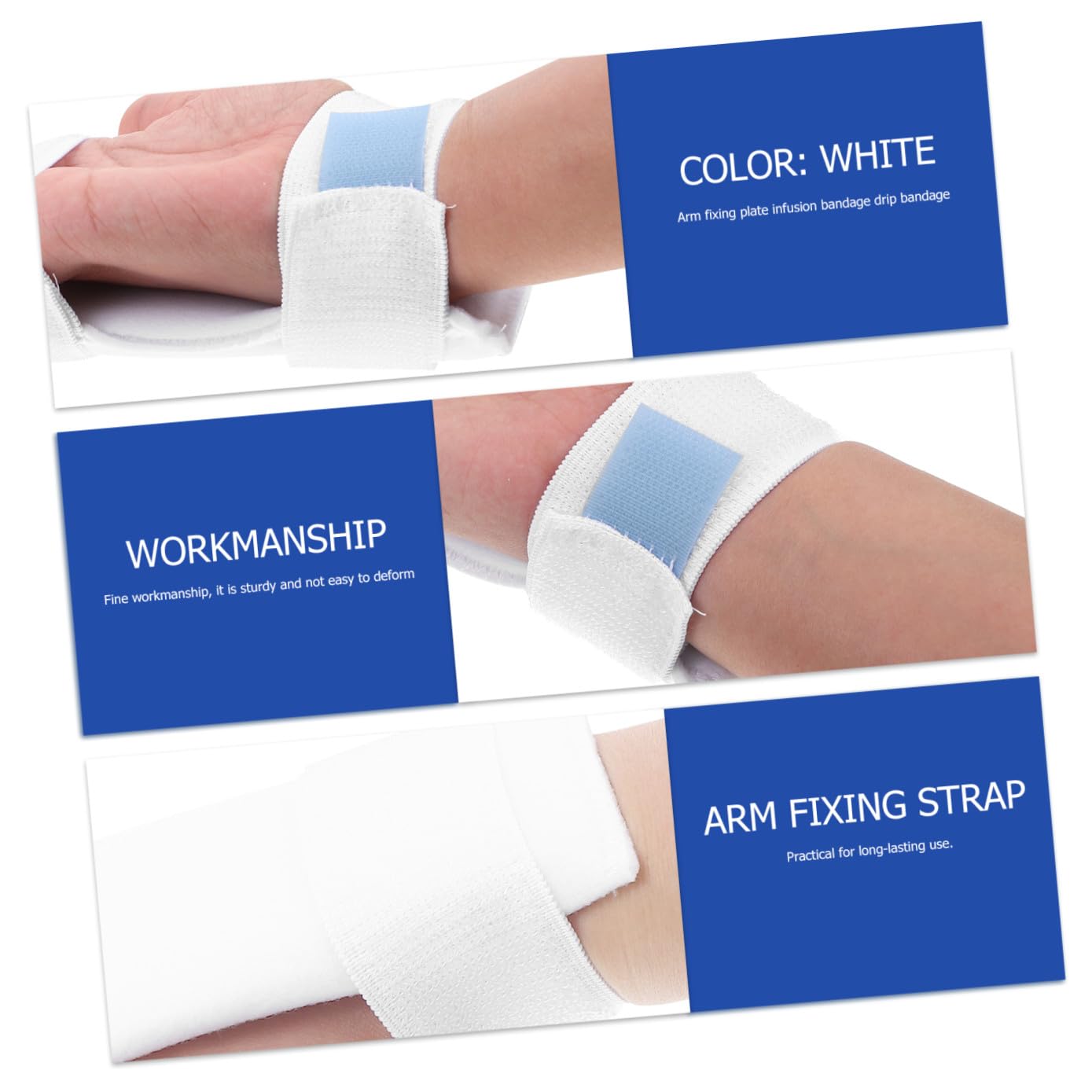 Adjustable Infusion Needle Fixation Tool Arm Fixing Strap for Infusion Board Lightweight and Portable for Active and -Term