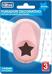 Tilibra - Furador Decorativo Estrela - 25mm