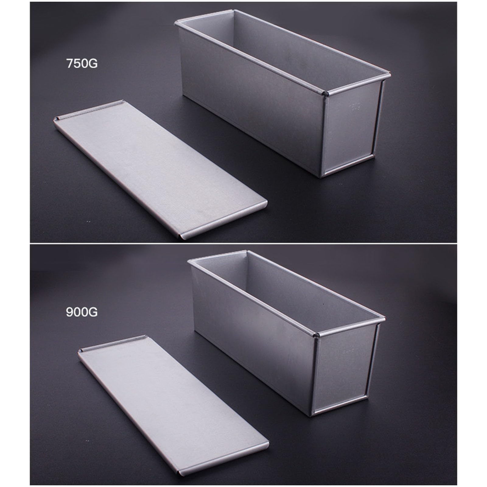 Moldes de aleación de aluminio de grado alimenticio para hornear pan tostado molde