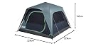 Coleman Skylodge™ 4 Person Tent | Tent House for Camping | Camping Tent for Adults & Families | 4 Person Water Repellant Dome Tent with Pre-Attached Steel Poles | Instant Set Up | Air Tent for Camping with WeatherTec™ Protection gallery image