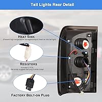 Vista 6 de Nixon Offroad Luces Traseras para Ford Ranger 2001 2002 2003 2004 2005, Faros Traseros LED, Ensamble de Luces Traseras de Coche, Reemplazo 1 Par