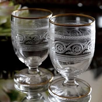 Amazon.co.jp: 1900年 オールドバカラ アテニエンヌ 金彩リキュール