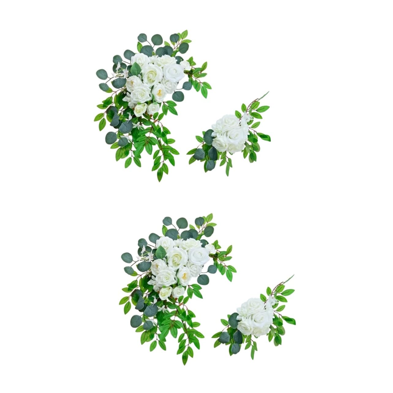 Amosfun 2sätze Girlande Für Hochzeitsdekoration Bogen- Für Empfangstisch Wiederverwendbare Blumendekoration Für Hochzeiten Und Feiern