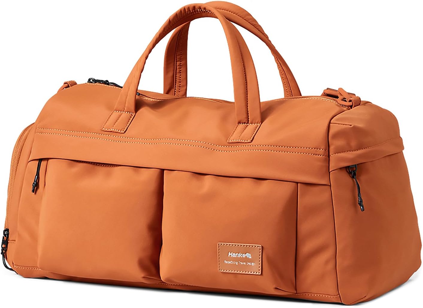 Hanke Cloud Carry On Luggage Bags for Travel Carry On Bag for Women Lightweight Travel Tote Bag Overnight Weekender Bag,Mocha Brown