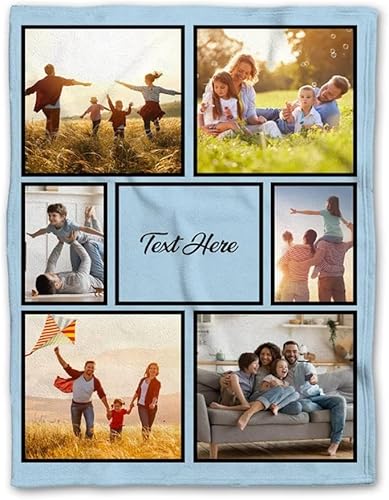 Miniatura 2 de IEK Manta personalizada para niños, mantas personalizadas para adultos, regalos con imagen personalizada, cobijas personalizadas con fotos, mantas