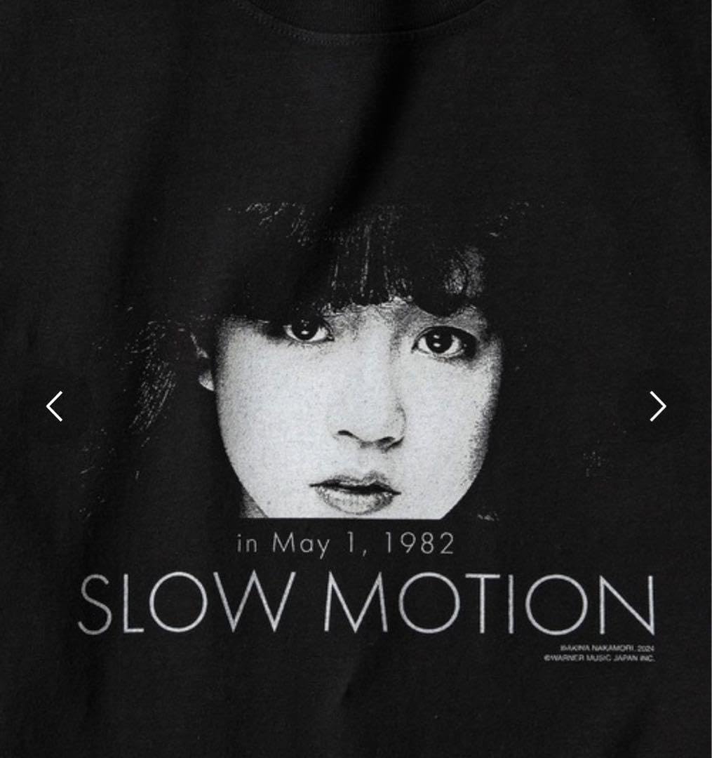 Amazon.co.jp: 中森明菜 ZOZOVILLA コラボ スローモーション 黒 XXL T 