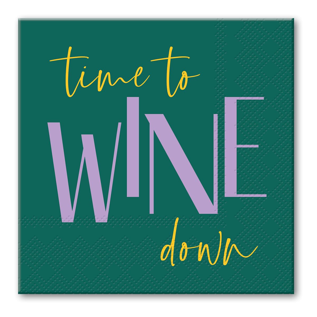 Punch Studio 30-Count Disposable Party Napkins, 5" Square, Wine Down