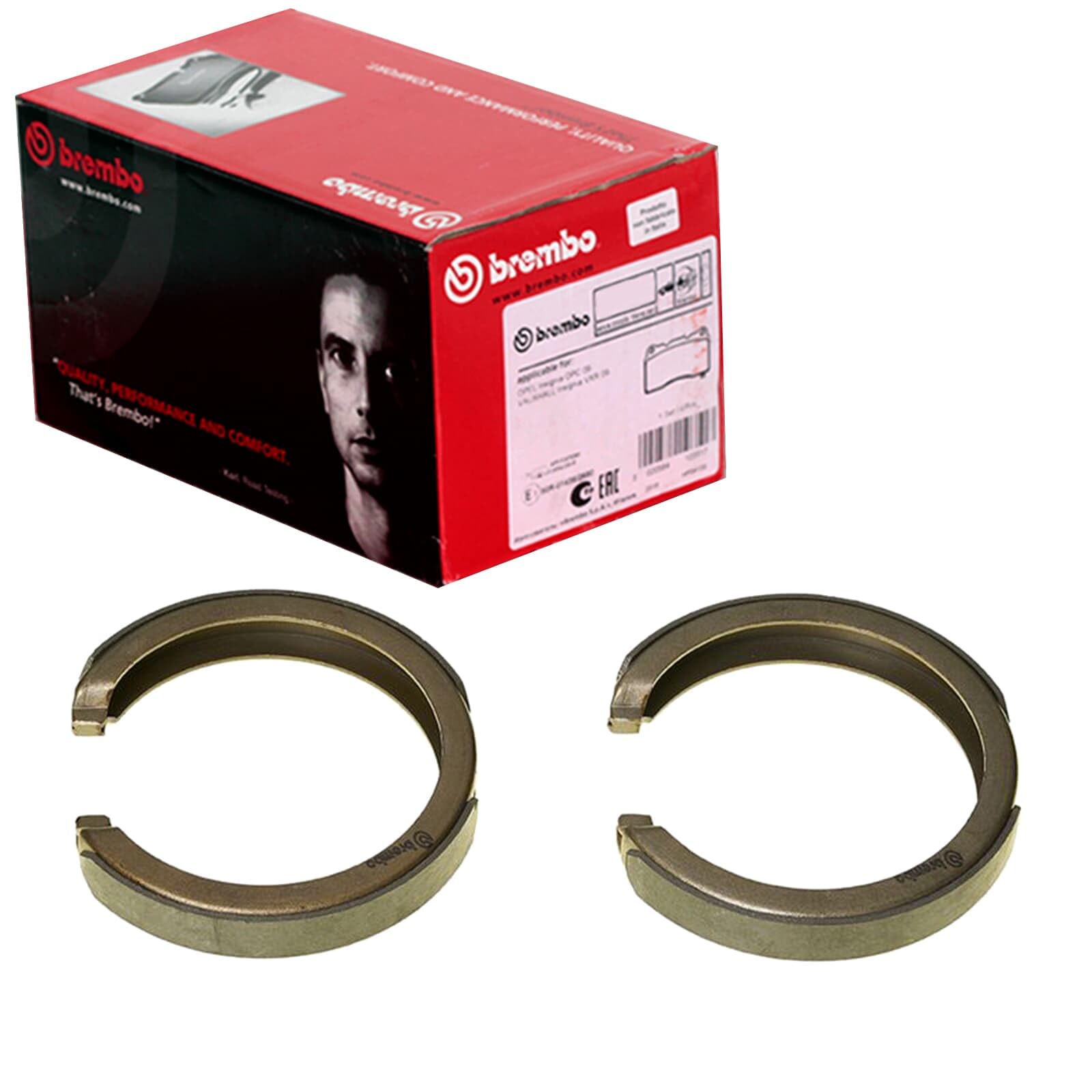 BREMBO S 15 502 Zestaw szczęk hamulcowych hamulec postojowy tył