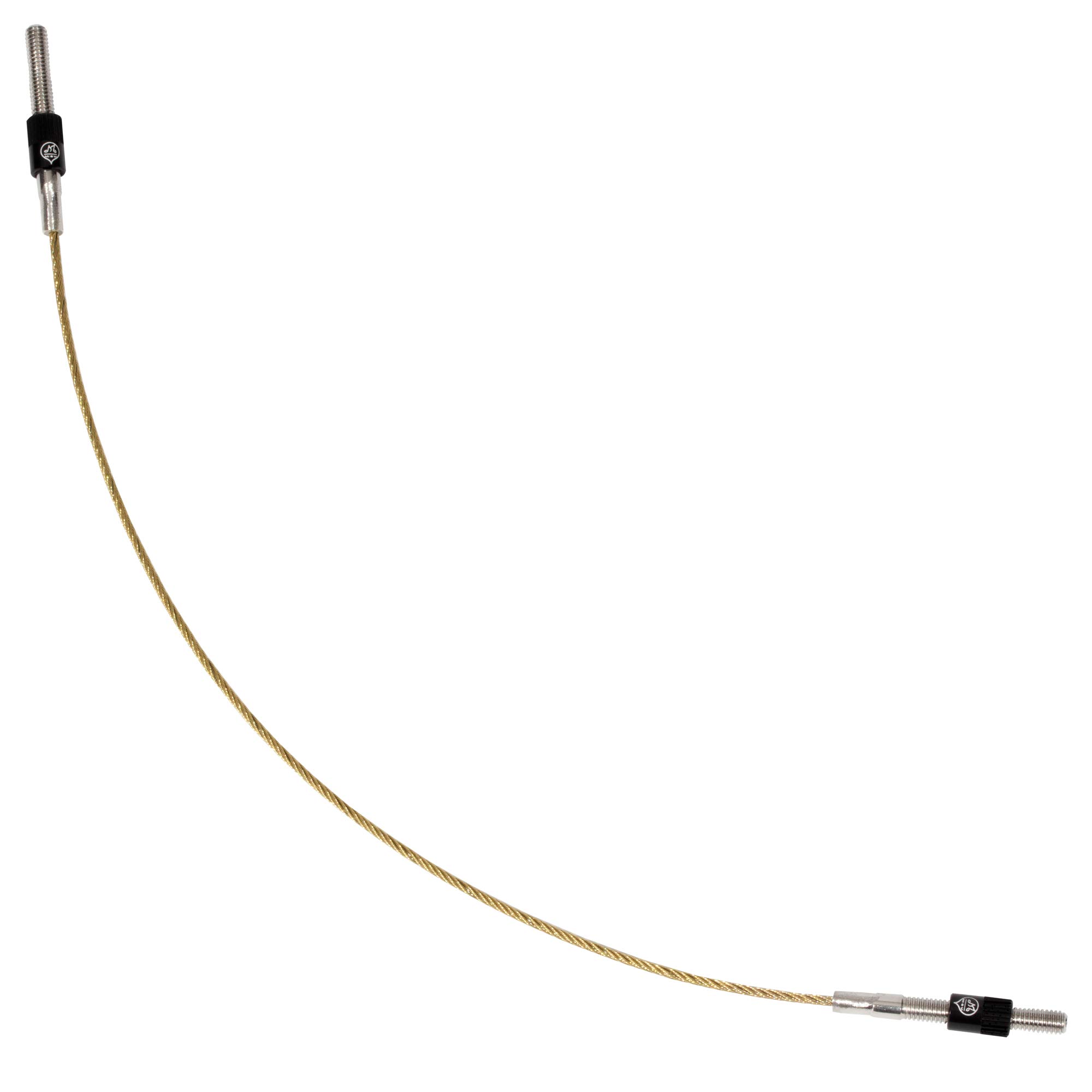 Titanium Alloy Cello Tail Gut/Tailgut Non-slip Tailpiece with Wire Adjuster, Strand Connecters & Screw Replacements for 4/4 & 3/4 Size Cellos