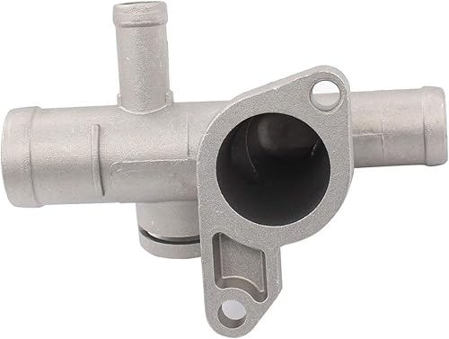 Miniatura 5 de NewYall Cubierta de carcasa de termostato de aluminio fundido Manguera de enfriamiento de brida de refrigerante Kit de actualización de tubería de