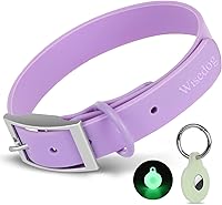 Vista 20 de Wisedog Waterproof Dog Collar: Multiple Adjust 7" to 23.6", Soft Rubber Coated Webbing, Easy to Clean, for Small Medium Large Dogs