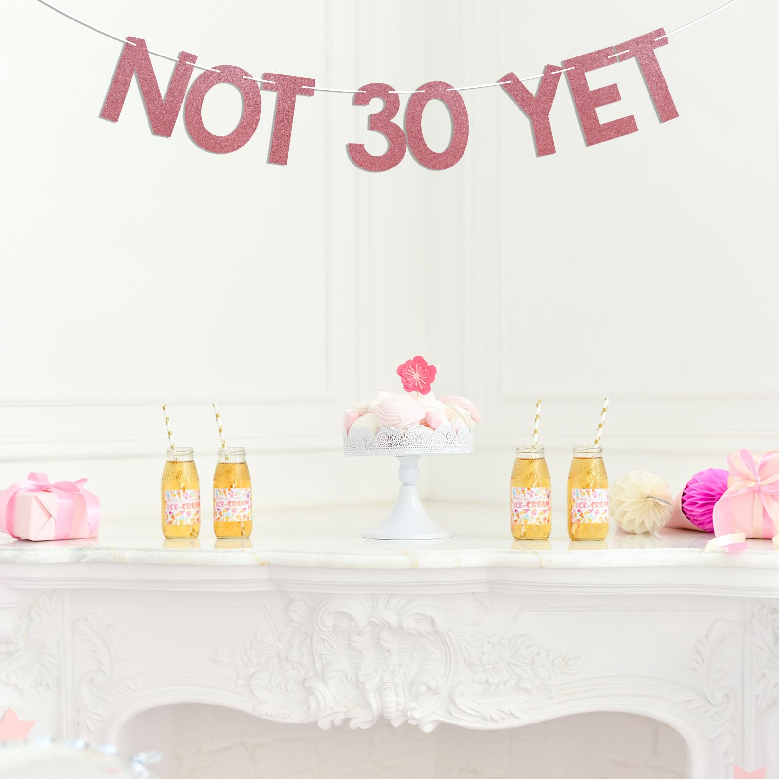 Amazon.com: Not 30 Yet Banner - Last Year In My 20s, Twenty
