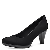 MARCO TOZZI scarpe da donna con tacco vegane, eleganti e nere (black) 40 EU