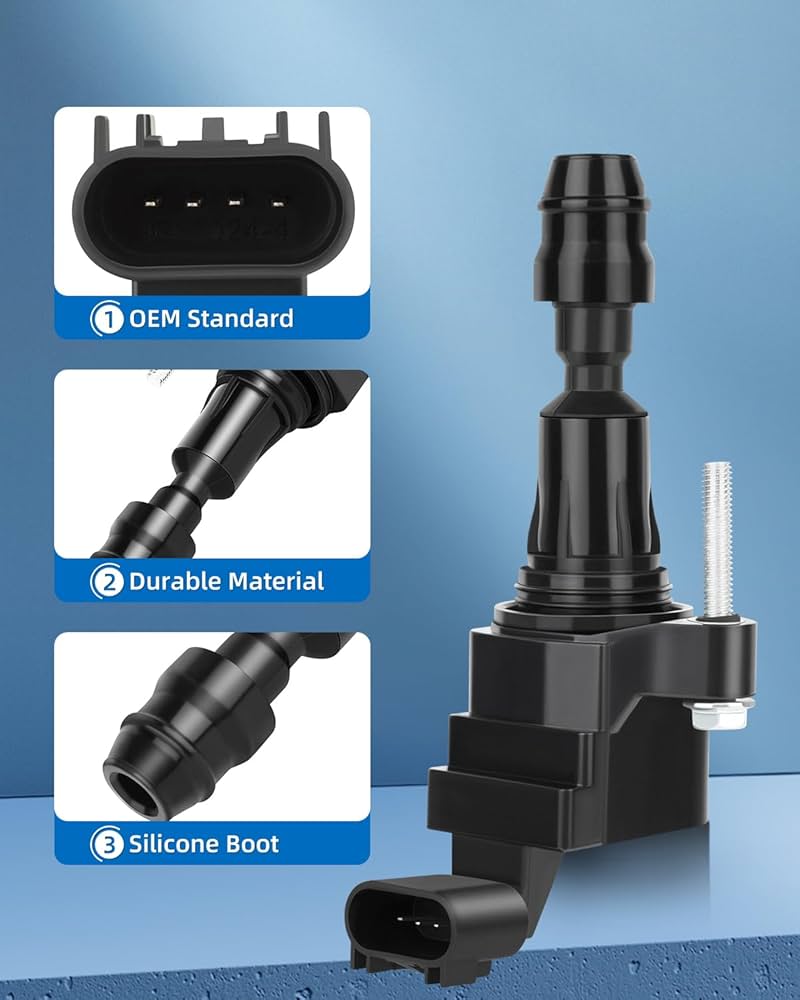 Amazon.com: ECCPP UF491 4 ignition coils with 4 iridium