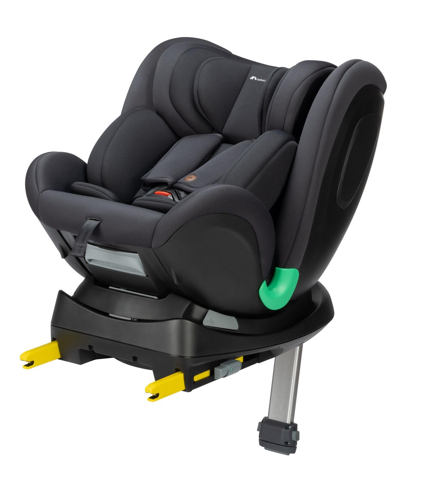 Bebeconfort Atlas 360 i-Size, Silla Coche 360, 0-12 Años, 40-150 cm, Silla Coche ISOFIX, Reposacabezas 10 Posiciones, 4 Posiciones Reclinadas, Protección Lateral, Mineral Black