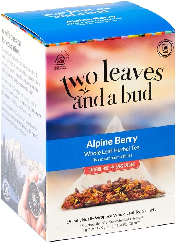 Amazon.com : Two Leaves and a Bud Alpine Berry Herbal Tea Bags ...