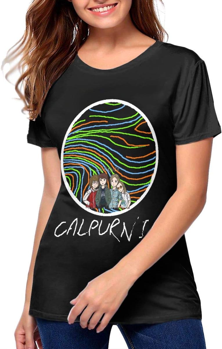 Calpurnia Ladys T-Shirt Fashion Classic Casual Shirt Tee