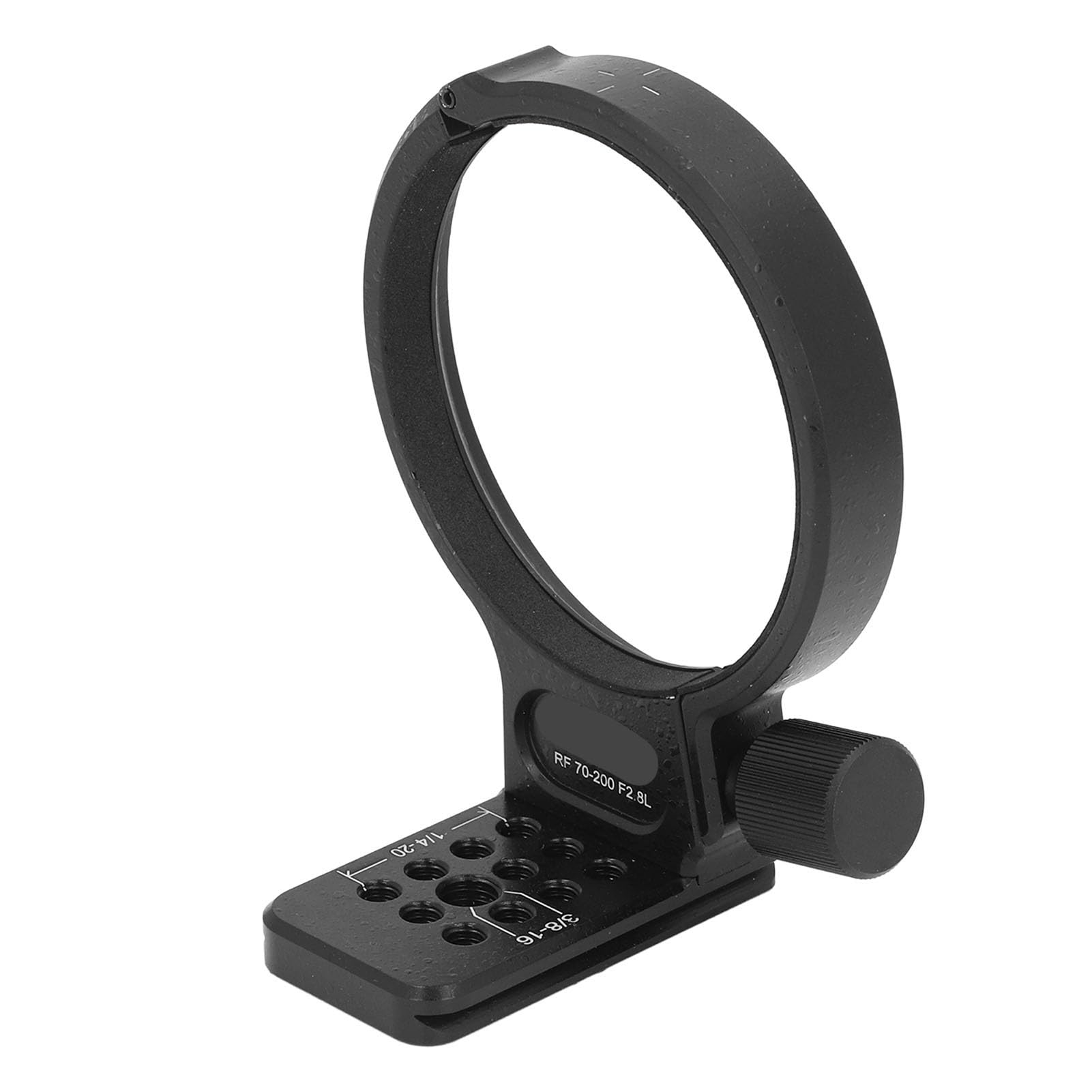 Tripod Mount Ring, Aluminum Alloy Lightweight Lens Collar, RF70-200 F2.8L, Tripod Mount Ring with 1/4inch 3/8inch Screw Hole, Lens Collar for Arca Port