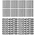 predolo Continuous Number Labels 0-9 800Pcs for Office and Classroom Use, Black