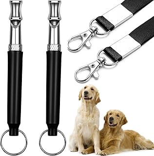 Ultrasonic Dog Whistles - Ultra-Wide Frequency for All Dog Breeds, Professional Silent Recall Training Whistle