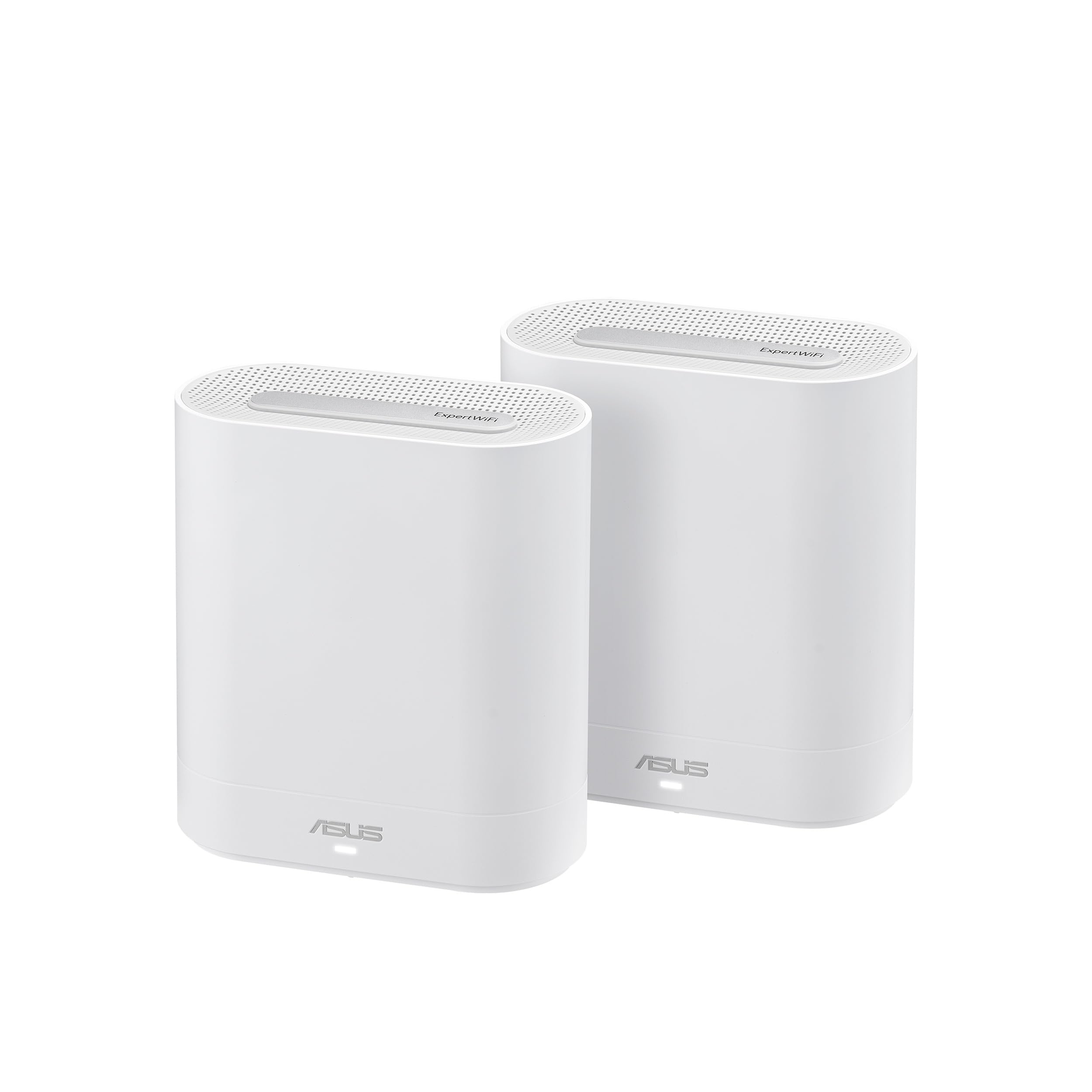 ASUS EXPERTWIFI EBM68, Sistema Tri-Band WIFI 6 Mesh, 2 Pezzi, Bianco | Business, Supporta fino a 5 SSIDs, Guest Portal, 2.5 Gbps, Sicurezza Network Enterprise, ExpertWiFi App