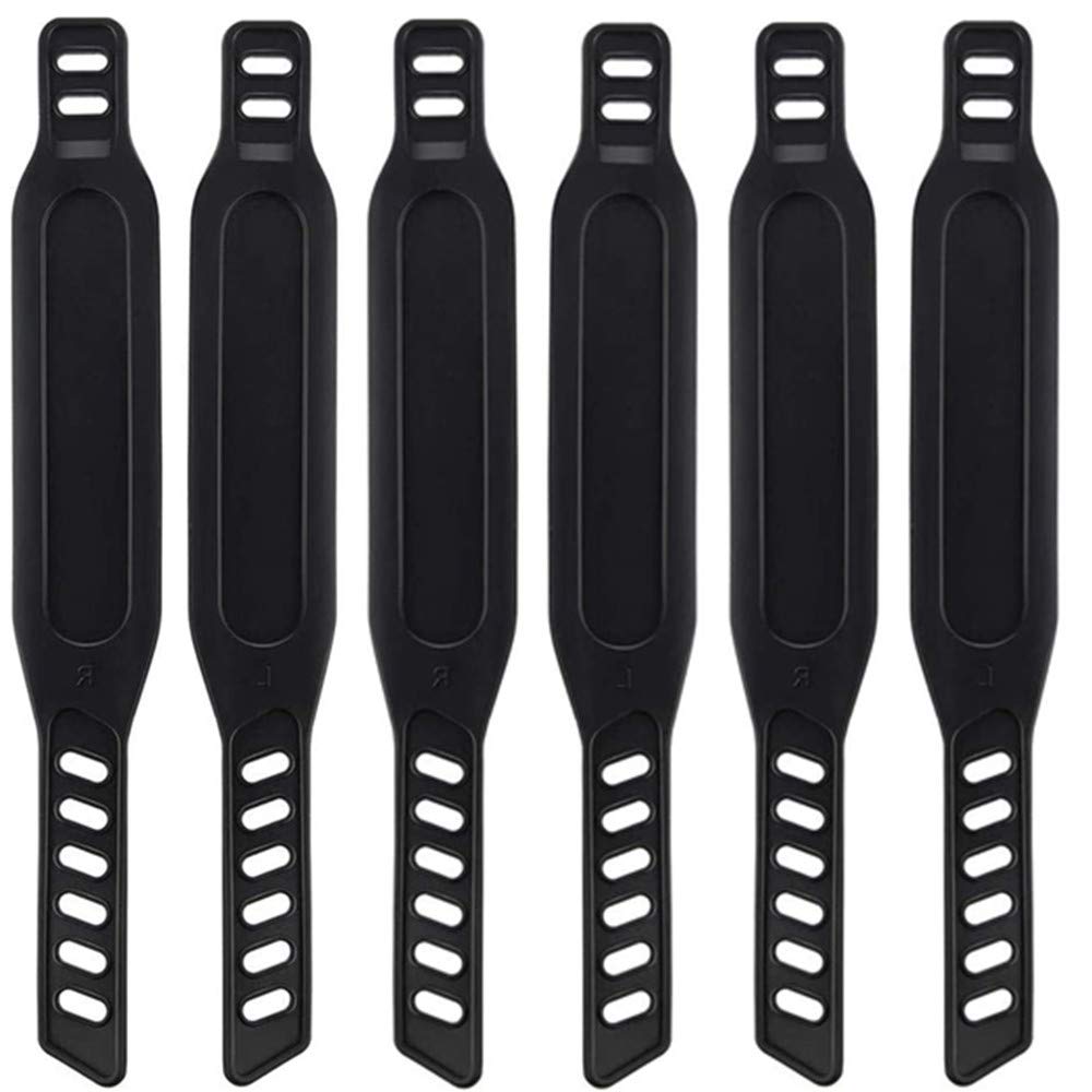 Minelife3 Pairs Exercise Bike Pedal Straps, Bicycle Cycle Pedal Straps Universal Pedal Straps for Spinning Exercise Bike Bicycle Cycle Home or Gym(1.7 x 12 inch)