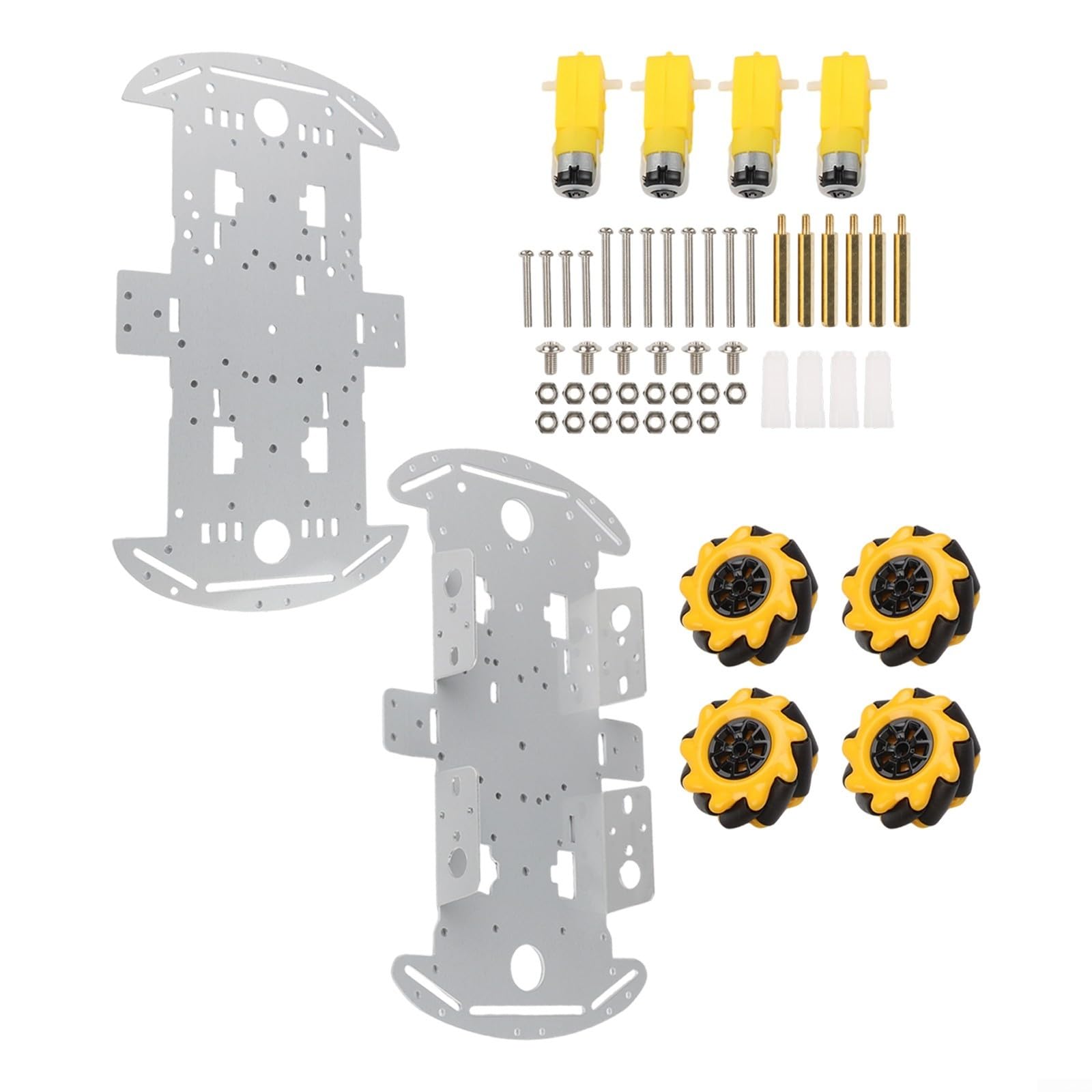 Para mecanum rueda robot coche kit 4WD para omni para mecanum