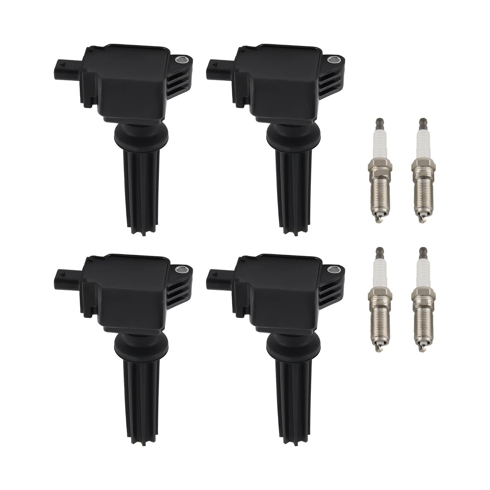 Juego 4 Bobinas Encendido Y Bujías Para Escape 2.0L L4 UF670 Paquete Bobina Encendido
