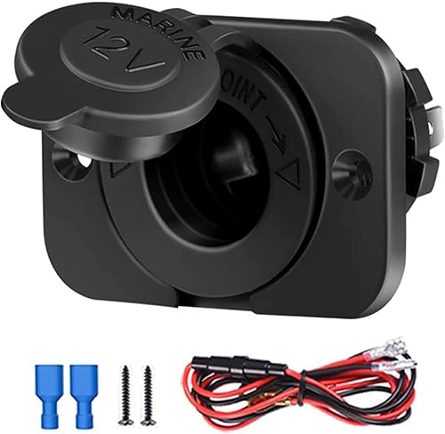 Enchufe para encendedor de cigarrillos  Enchufe para encendedor de automóvil, motocicleta, ATV, RV, toma de corriente, receptáculo de enchufe