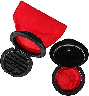 ABOOFAN 2 Piezas Cubierta de Escotilla para Kayak Bolsa Roja Accesorios para Yates Canoas Inflables Resistente y Duradera para Actividades Marinas