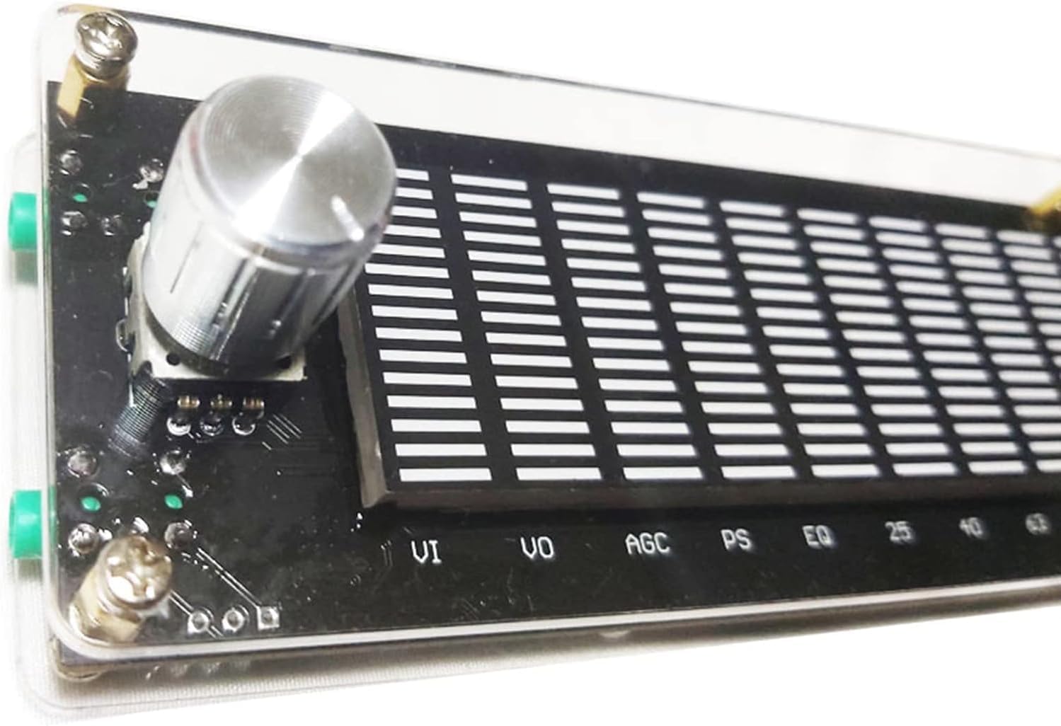 Analizador De Espectro Musical Led, Analizador De Espectro De Audio, Dsp Integrado, Pantalla Led, 20 Segmentos/15 Niveles, 5-12 V, Compatible con Ajuste De Ecualización.