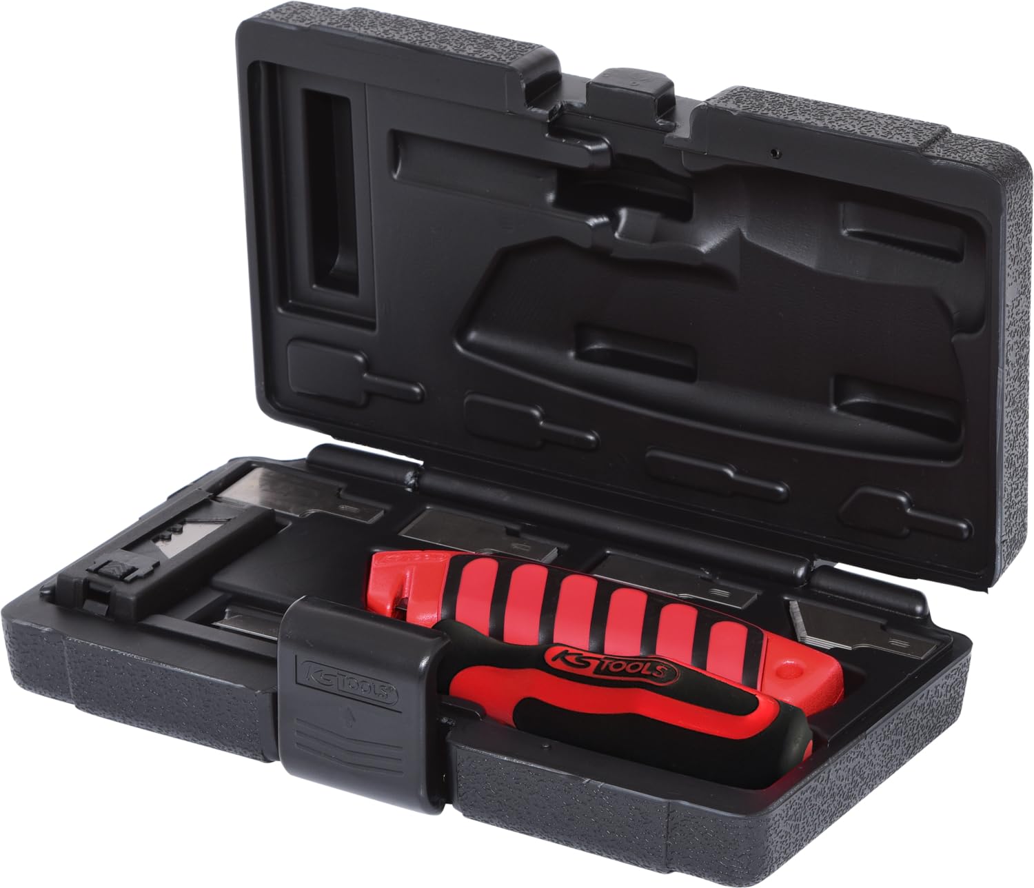 KS TOOLS 907.2200 zestaw skrobaków/noży w walizce, skrobak, nóż do cięcia, 27-częściowy