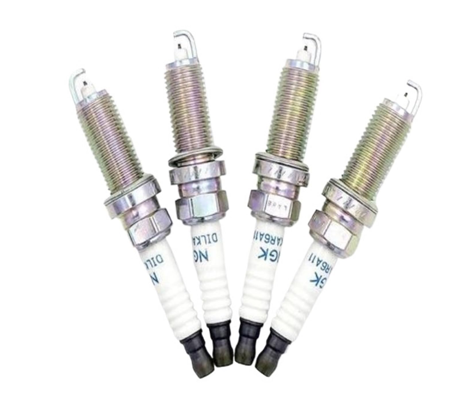 Nuova Candela di Ricambio per Riparazione e Manutenzione del Motore dell'auto, codice OEM: 224015M0/PLFR5A-11 (Confezione da 4)