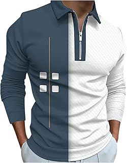 Long Sleeve Polo Shirts for Men UK, Mens White Polo Shirt Men's Funny T-Shirts Extra Large Yoga Tops Slim Fit Polo Shirts for Men UK White Tshirt Boys Mens Shirts Casual Smart