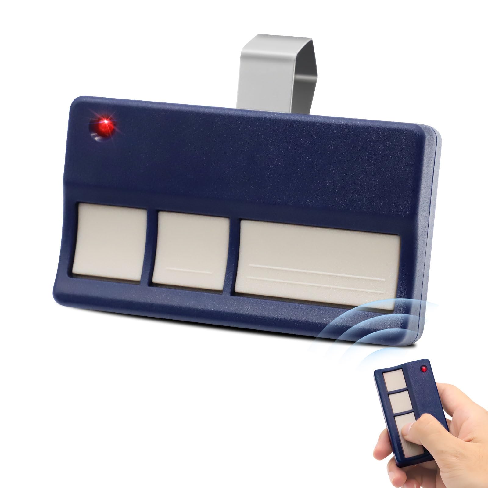 WepaiRadio Remote Control 433.92 MHz Compatible with Chamberlain LiftMaster MotorLift 84335EML, 84333E, 94333E, Garage Door Opener for MotorLift ML500, ML700-1 Piece