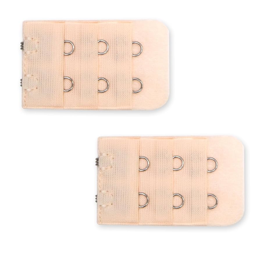 Amazon.co.jp: ブラジャー 延長ホック 2段 2個入り 【ベージュ