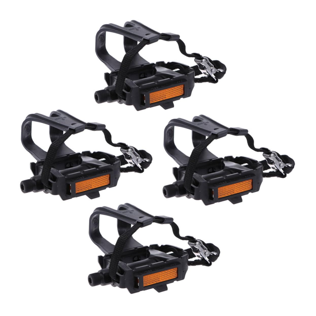 2pares Correas para De Bicicleta Correas Ajustables De Nailon para Ciclismo para y Actividades Al Aire Antideslizantes para Pies De Bicicleta