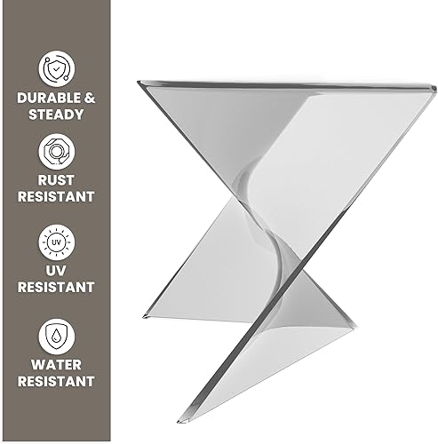 Miniatura 152 de LeisureMod Mesa auxiliar moderna color gris, elegante mesa auxiliar para dormitorio y sala de estar